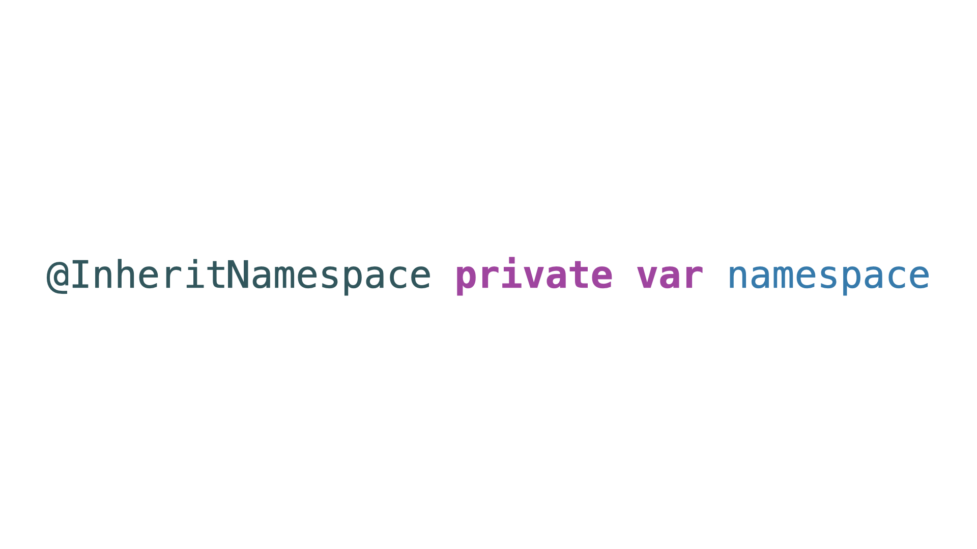 写更少的 SwiftUI 代码 —— Namespace